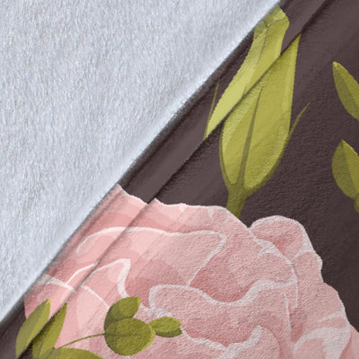 Anemone Pattern Print Design AM011 Fleece Blankete