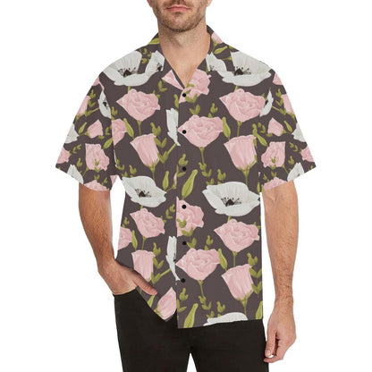 Anemone Pattern Print Design AM011 Men Hawaiian Shirt-JorJune