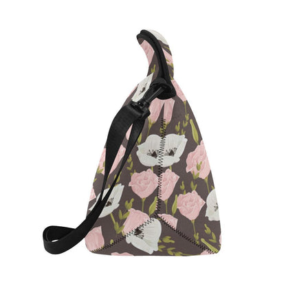 Anemone Pattern Print Design AM011 Neoprene Lunch Bag-JorJune