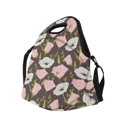 Anemone Pattern Print Design AM011 Neoprene Lunch Bag-JorJune