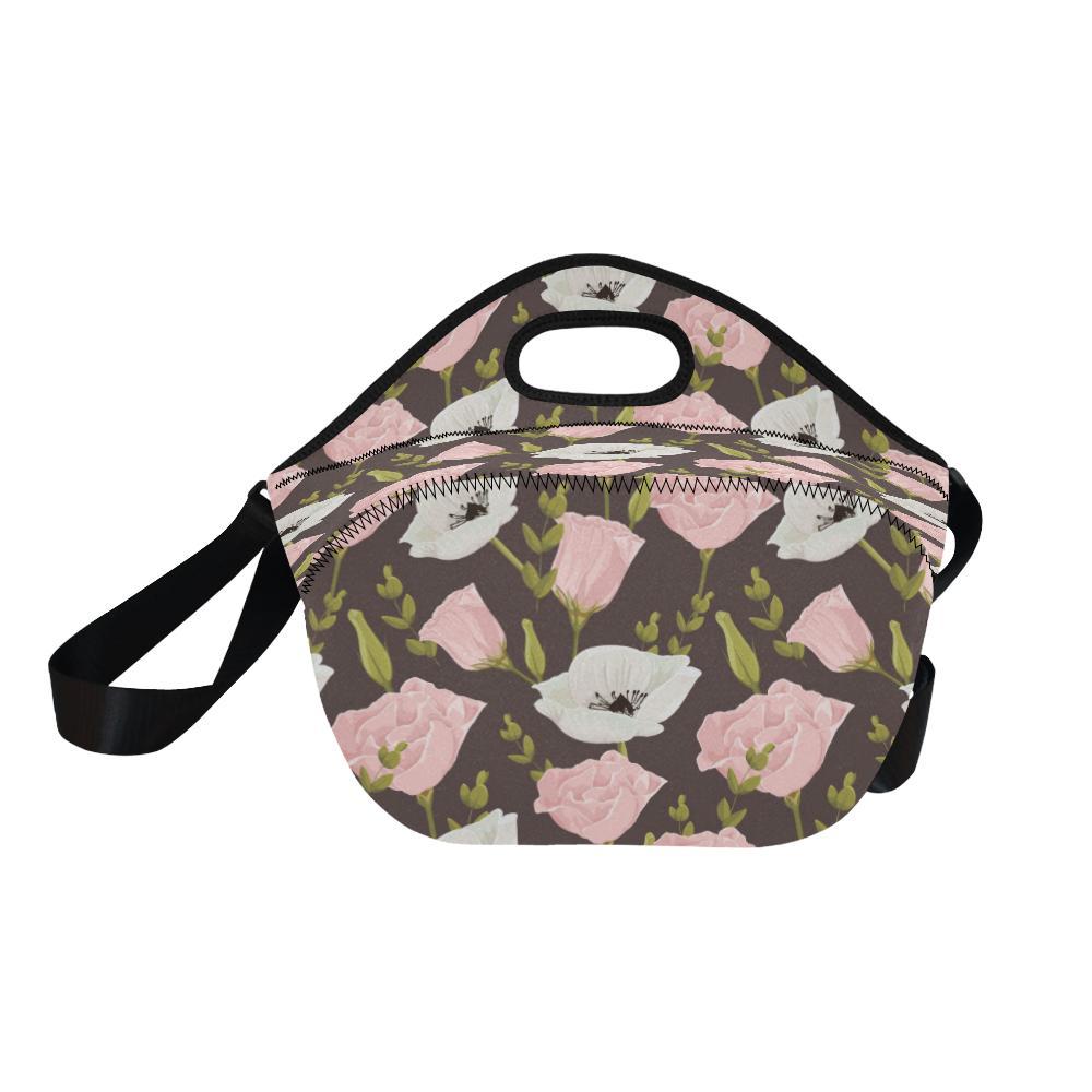 Anemone Pattern Print Design AM011 Neoprene Lunch Bag-JorJune