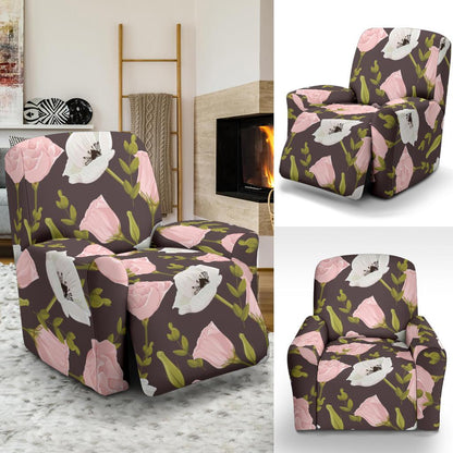 Anemone Pattern Print Design AM011 Recliner Slipcover-JORJUNE.COM