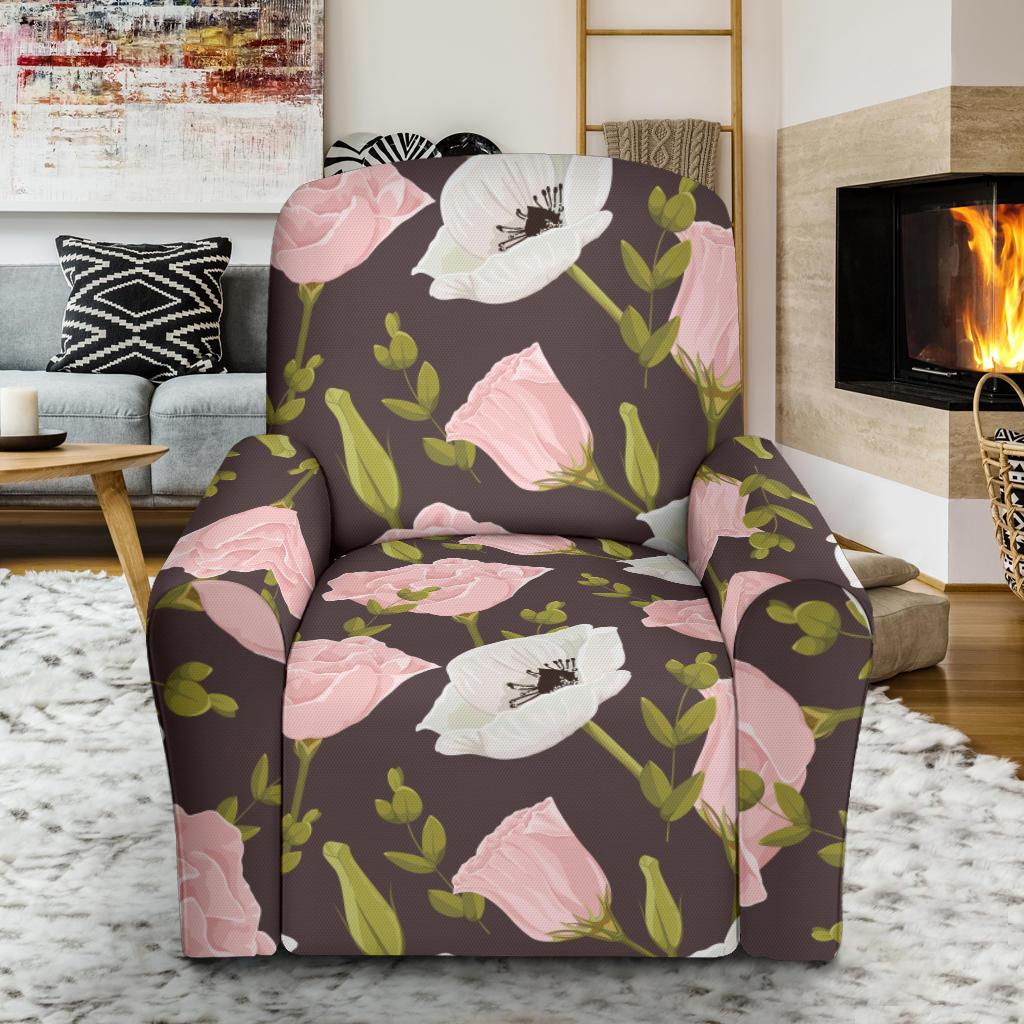 Anemone Pattern Print Design AM011 Recliner Slipcover-JORJUNE.COM