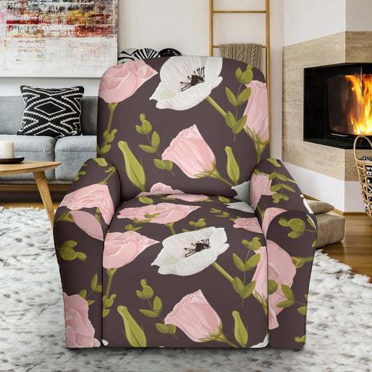 Anemone Pattern Print Design AM011 Recliner Slipcover-JORJUNE.COM