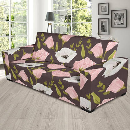 Anemone Pattern Print Design AM011 Sofa Slipcover-JORJUNE.COM