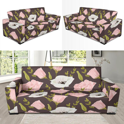 Anemone Pattern Print Design AM011 Sofa Slipcover-JORJUNE.COM