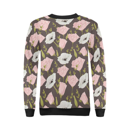Anemone Pattern Print Design AM011 Women Long Sleeve Sweatshirt-JorJune