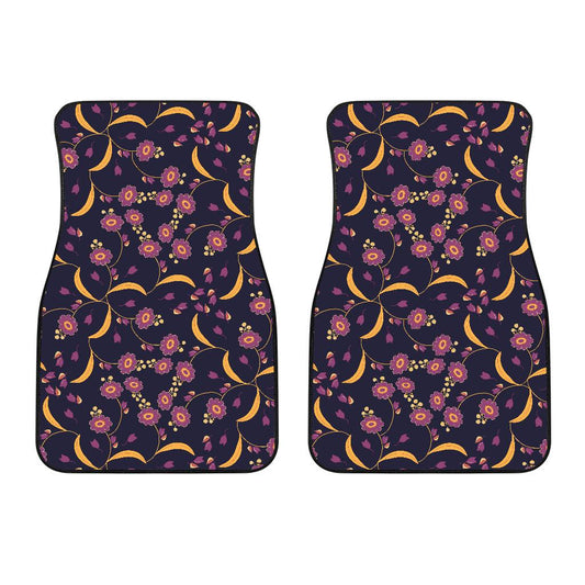 Anemone Pattern Print Design AM012 Car Floor Mats-JorJune