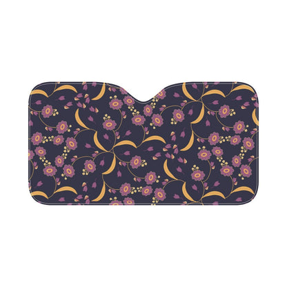 Anemone Pattern Print Design AM012 Car Sun Shade-JorJune