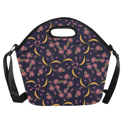 Anemone Pattern Print Design AM012 Neoprene Lunch Bag-JorJune