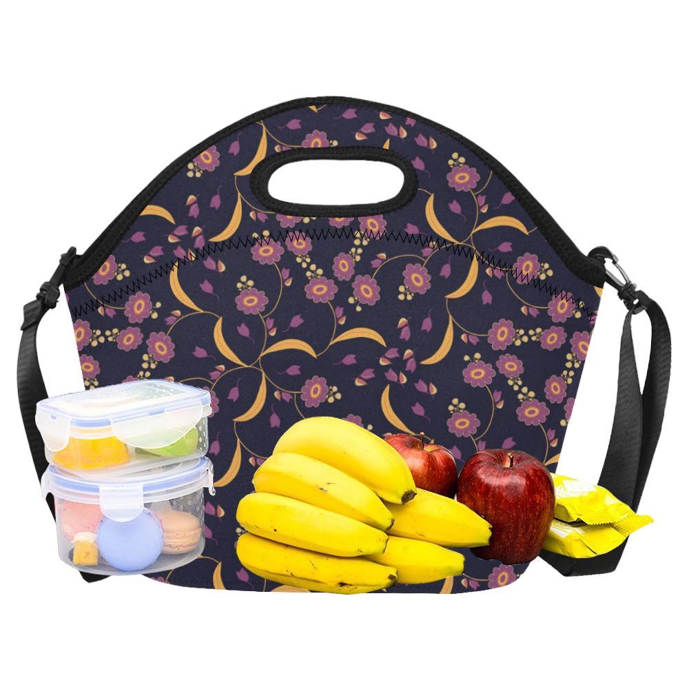 Anemone Pattern Print Design AM012 Neoprene Lunch Bag-JorJune