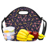 Anemone Pattern Print Design AM012 Neoprene Lunch Bag-JorJune