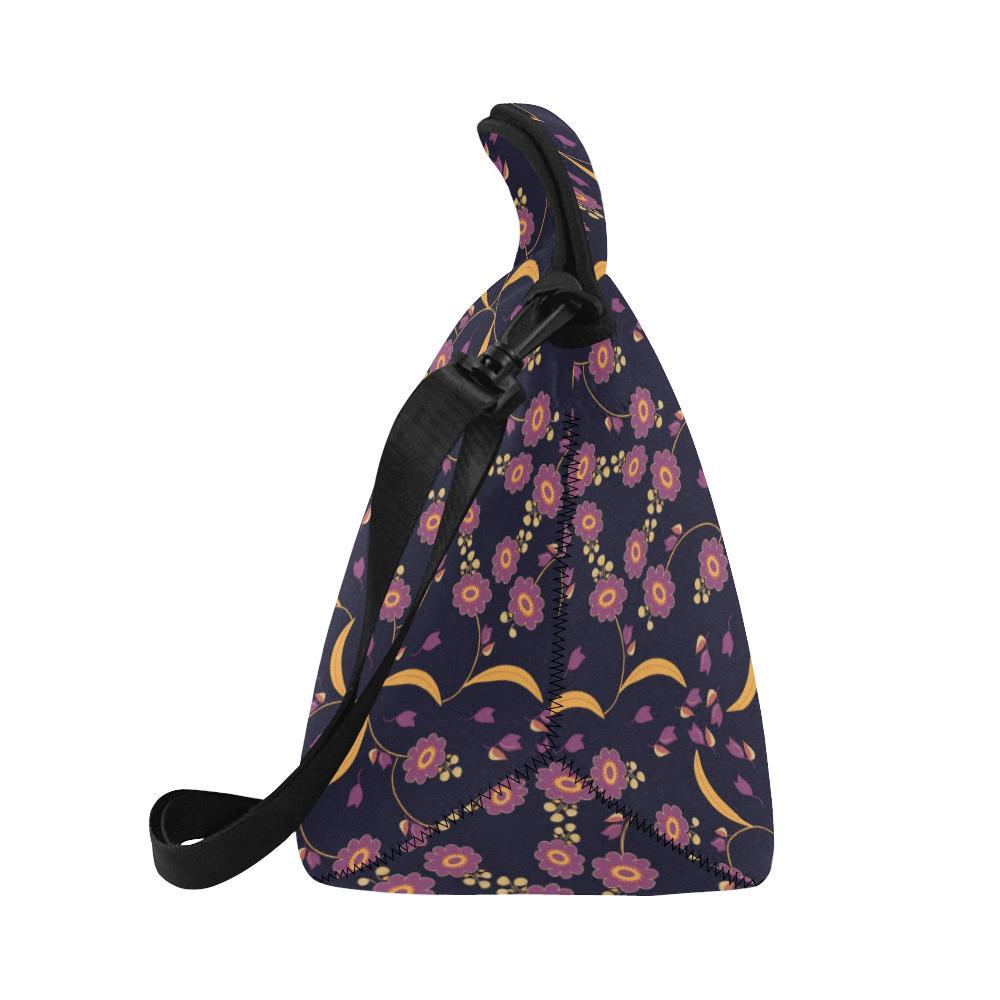 Anemone Pattern Print Design AM012 Neoprene Lunch Bag-JorJune