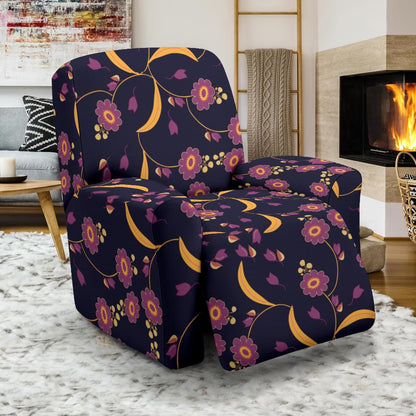 Anemone Pattern Print Design AM012 Recliner Slipcover-JORJUNE.COM