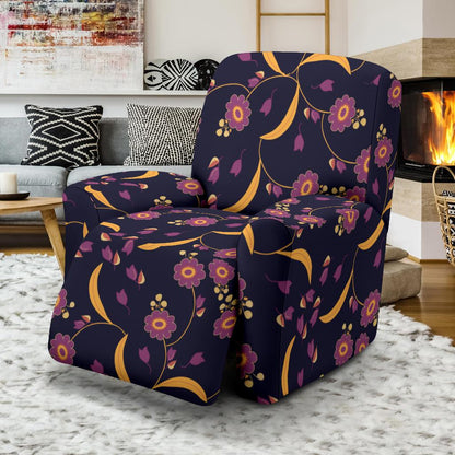 Anemone Pattern Print Design AM012 Recliner Slipcover-JORJUNE.COM