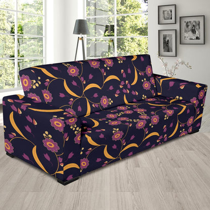 Anemone Pattern Print Design AM012 Sofa Slipcover-JORJUNE.COM