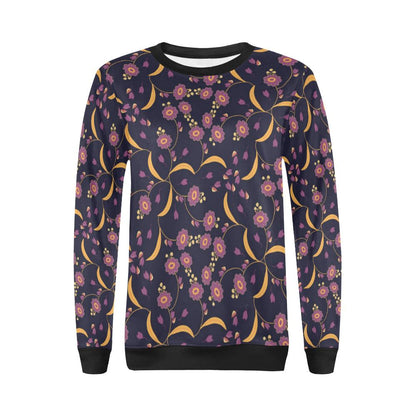 Anemone Pattern Print Design AM012 Women Long Sleeve Sweatshirt-JorJune