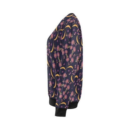 Anemone Pattern Print Design AM012 Women Long Sleeve Sweatshirt-JorJune