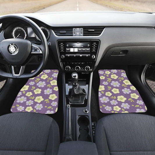 Anemone Pattern Print Design AM013 Car Floor Mats-JorJune