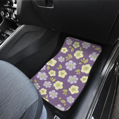 Anemone Pattern Print Design AM013 Car Floor Mats-JorJune