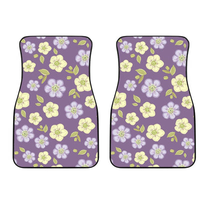 Anemone Pattern Print Design AM013 Car Floor Mats-JorJune