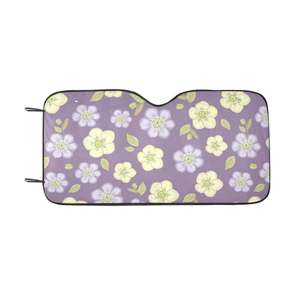 Anemone Pattern Print Design AM013 Car Sun Shade-JorJune