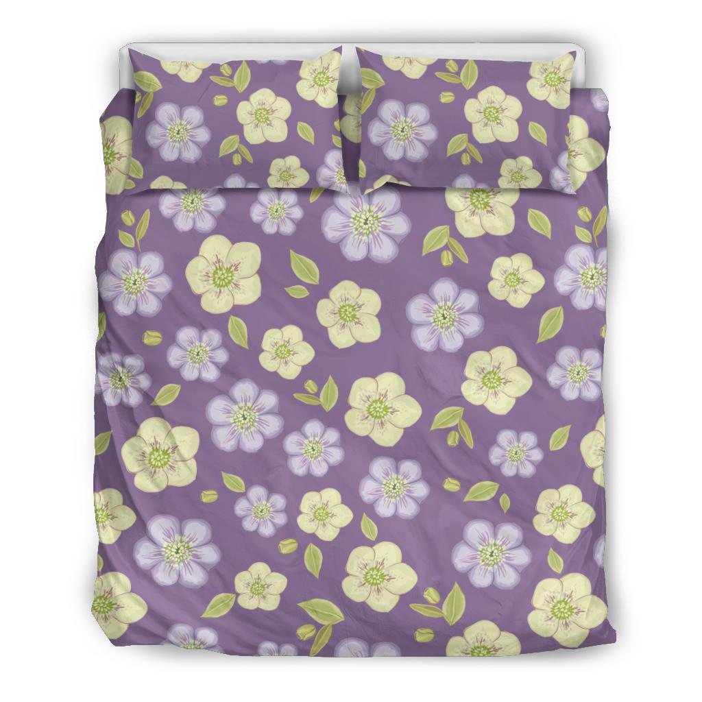 Anemone Pattern Print Design AM013 Duvet Cover Bedding Set-JORJUNE.COM