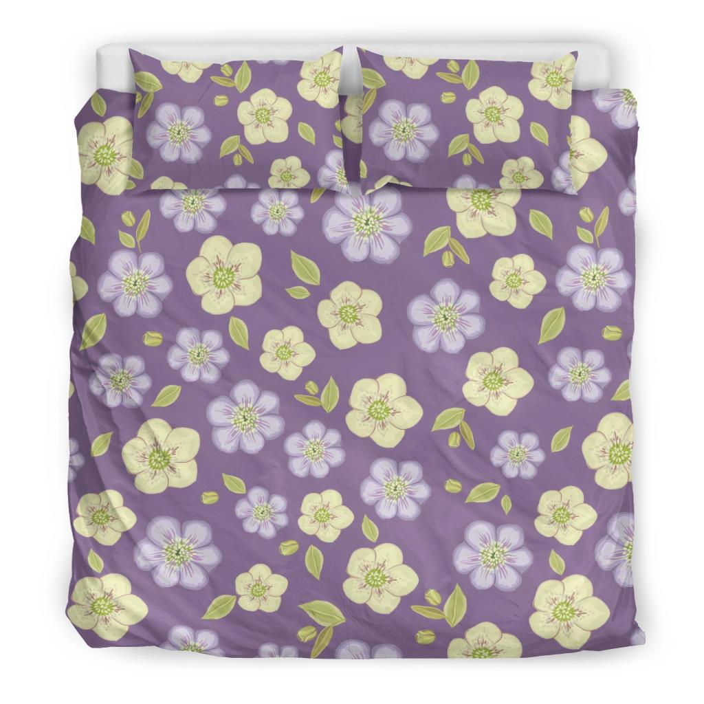 Anemone Pattern Print Design AM013 Duvet Cover Bedding Set-JORJUNE.COM