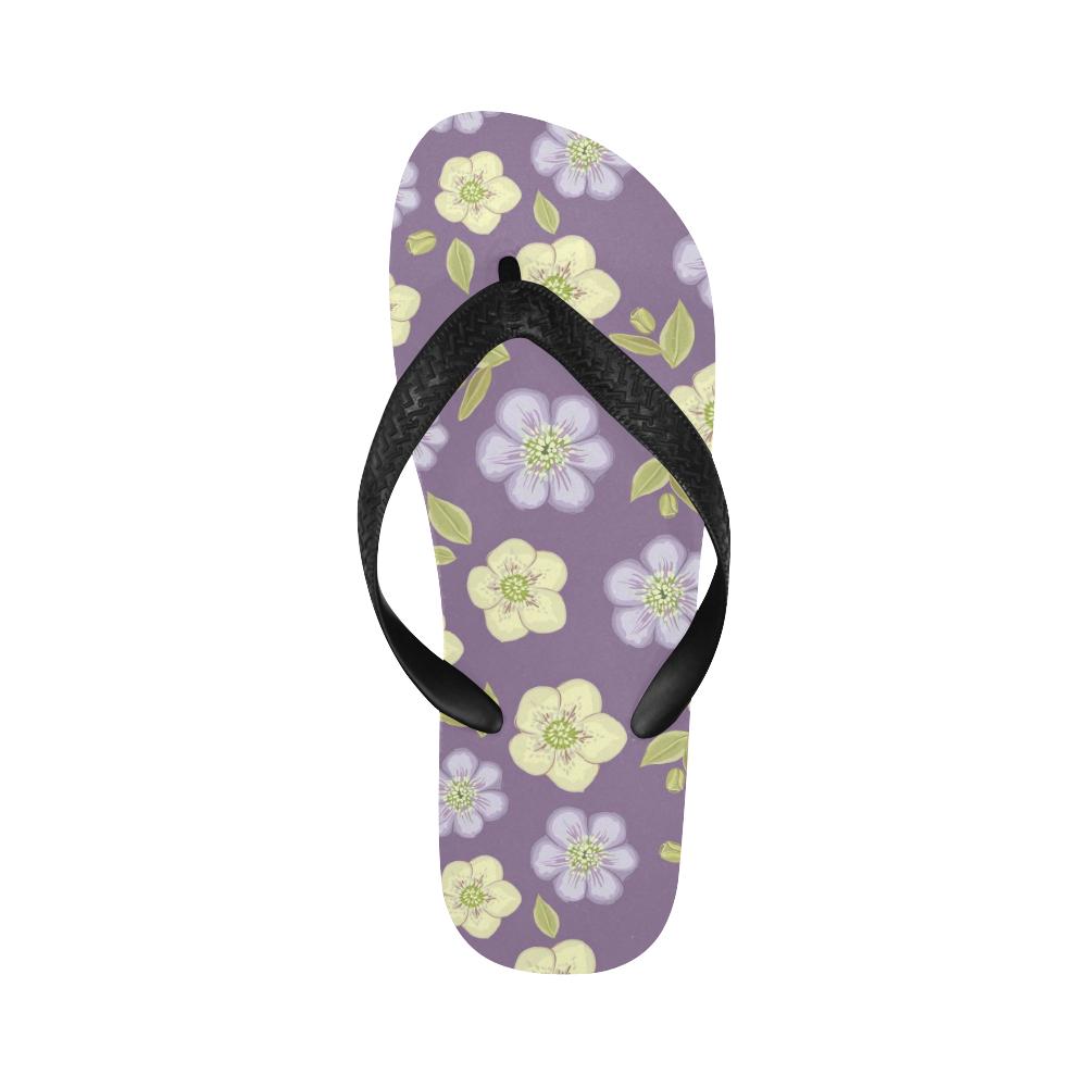 Anemone Pattern Print Design AM013 Flip Flops-JorJune