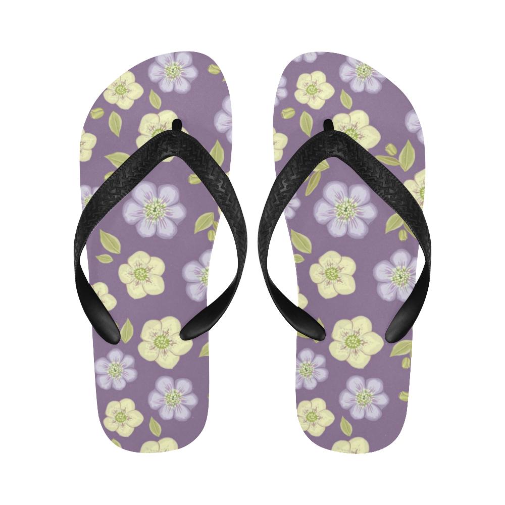 Anemone Pattern Print Design AM013 Flip Flops-JorJune