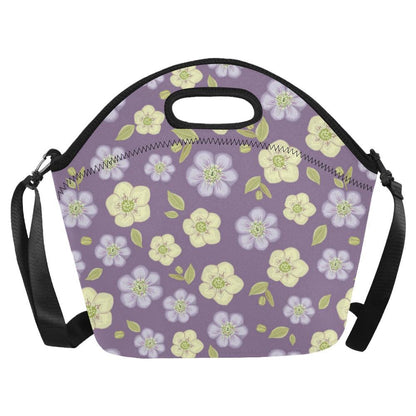 Anemone Pattern Print Design AM013 Neoprene Lunch Bag-JorJune