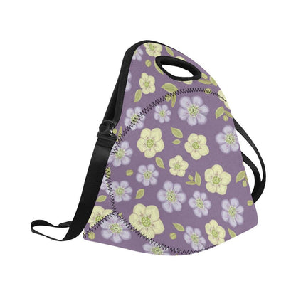 Anemone Pattern Print Design AM013 Neoprene Lunch Bag-JorJune