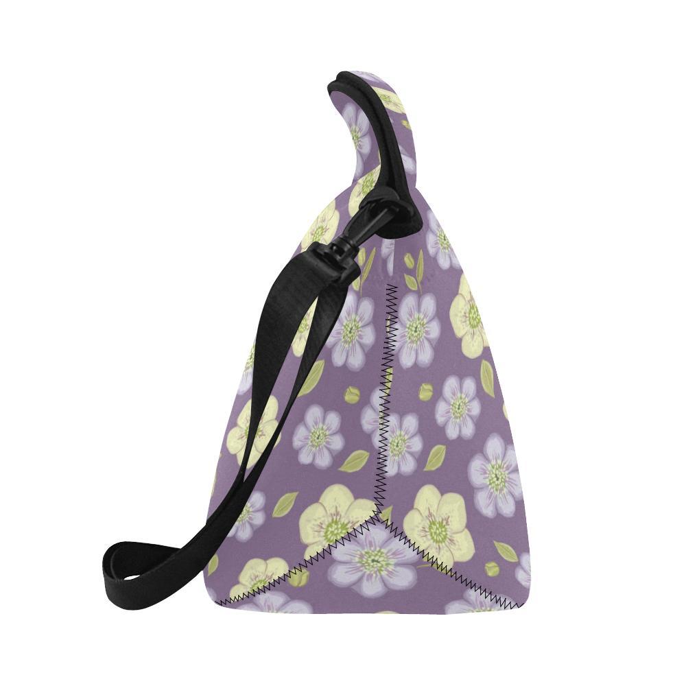 Anemone Pattern Print Design AM013 Neoprene Lunch Bag-JorJune