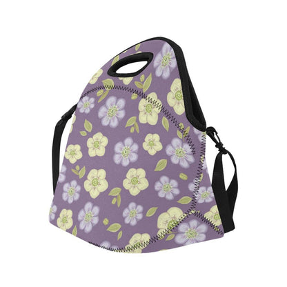 Anemone Pattern Print Design AM013 Neoprene Lunch Bag-JorJune