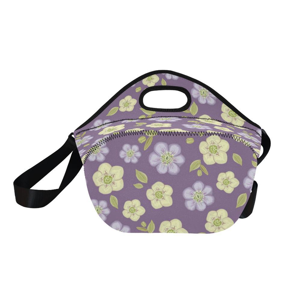 Anemone Pattern Print Design AM013 Neoprene Lunch Bag-JorJune