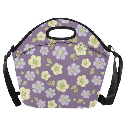 Anemone Pattern Print Design AM013 Neoprene Lunch Bag-JorJune