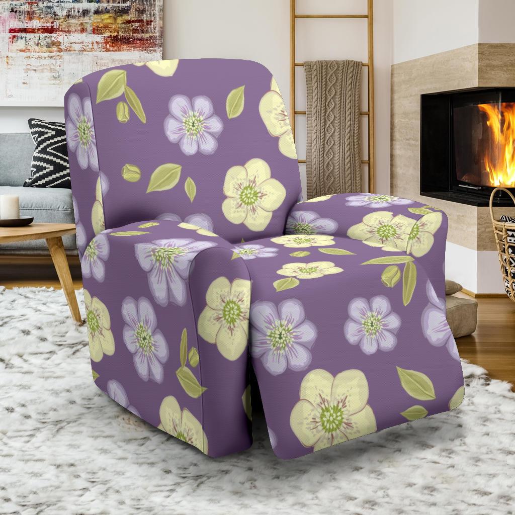 Anemone Pattern Print Design AM013 Recliner Slipcover-JORJUNE.COM