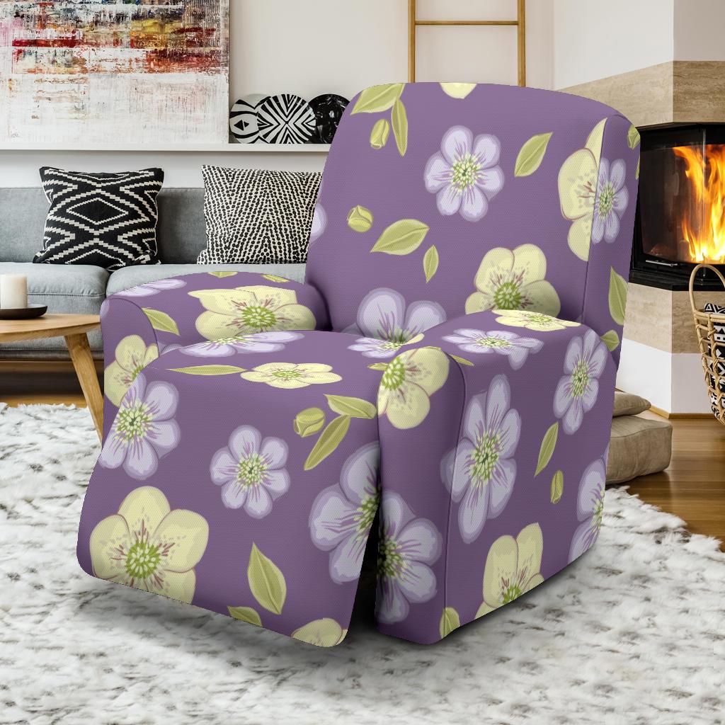 Anemone Pattern Print Design AM013 Recliner Slipcover-JORJUNE.COM