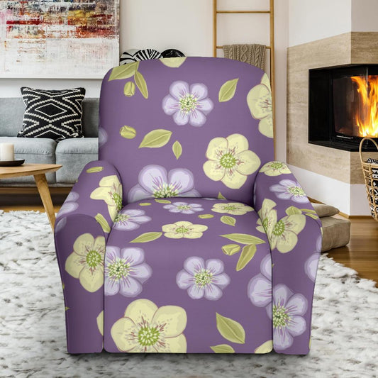 Anemone Pattern Print Design AM013 Recliner Slipcover-JORJUNE.COM