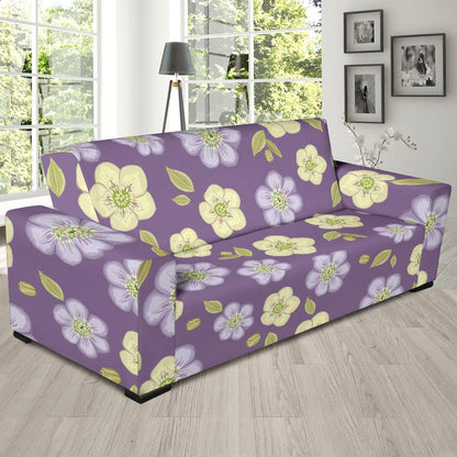 Anemone Pattern Print Design AM013 Sofa Slipcover-JORJUNE.COM