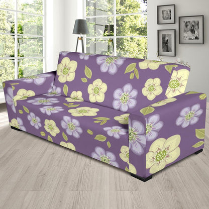 Anemone Pattern Print Design AM013 Sofa Slipcover-JORJUNE.COM