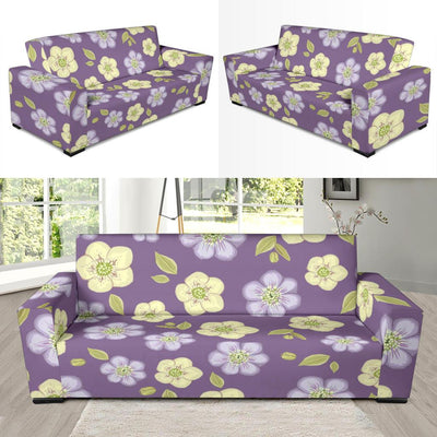 Anemone Pattern Print Design AM013 Sofa Slipcover-JORJUNE.COM