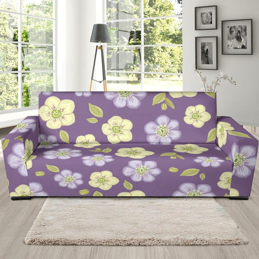 Anemone Pattern Print Design AM013 Sofa Slipcover-JORJUNE.COM
