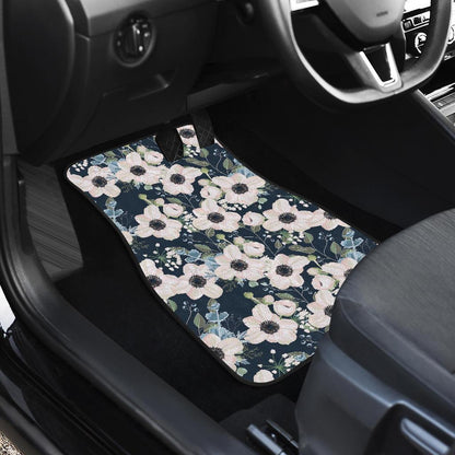 Anemone Pattern Print Design AM02 Car Floor Mats-JorJune