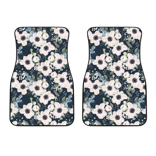 Anemone Pattern Print Design AM02 Car Floor Mats-JorJune