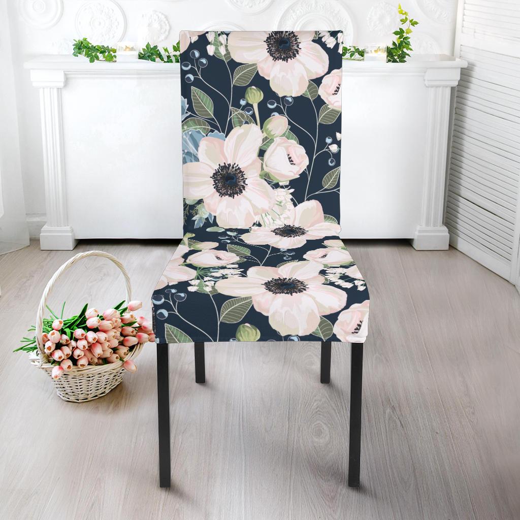 Anemone Pattern Print Design AM02 Dining Chair Slipcover-JORJUNE.COM