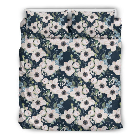 Anemone Pattern Print Design AM02 Duvet Cover Bedding Set-JORJUNE.COM