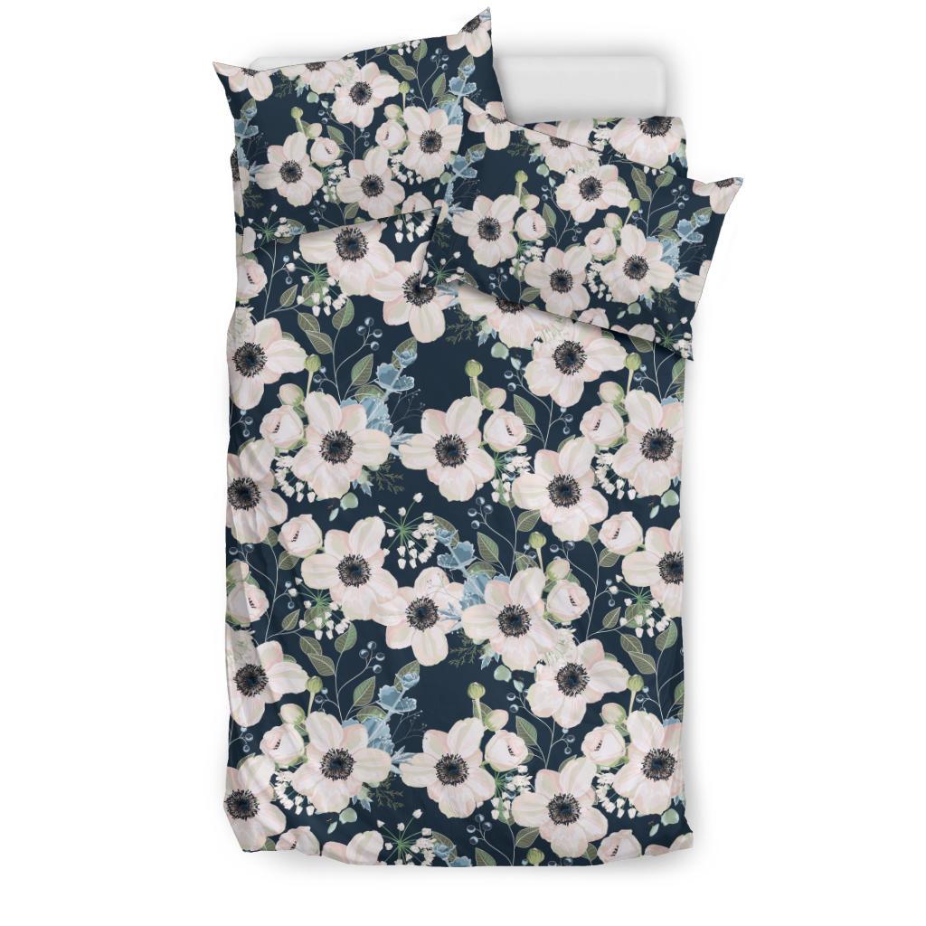 Anemone Pattern Print Design AM02 Duvet Cover Bedding Set-JORJUNE.COM