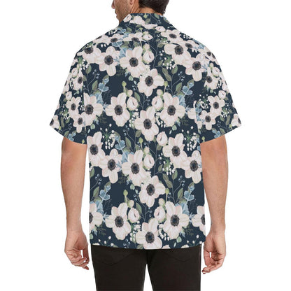 Anemone Pattern Print Design AM02 Men Hawaiian Shirt-JorJune