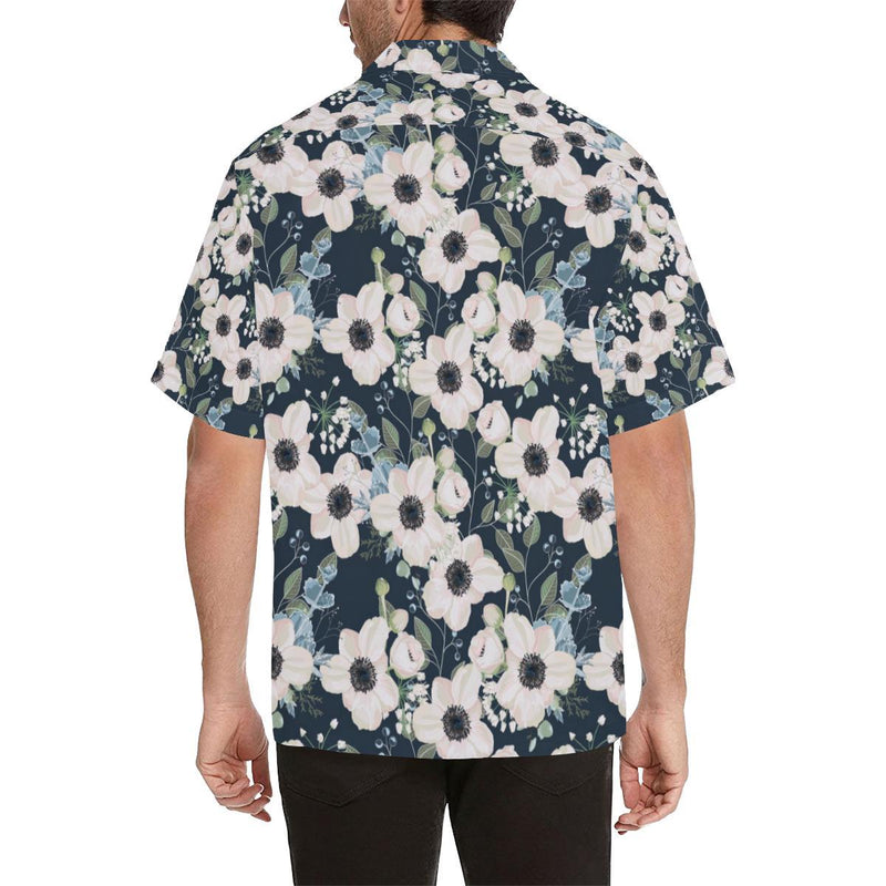 Anemone Pattern Print Design AM02 Men Hawaiian Shirt-JorJune